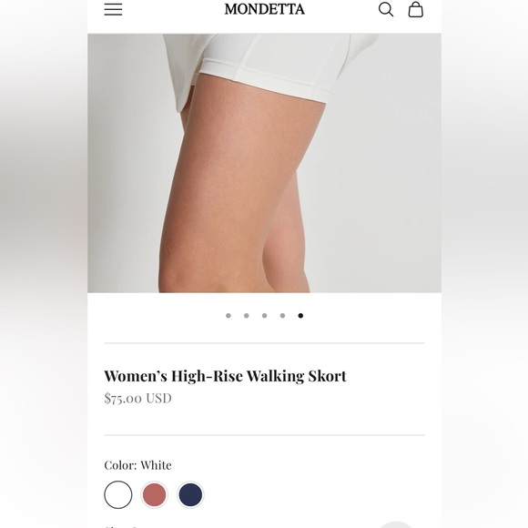 Mondetta high rise walking skort nwt - Picture 8 of 11